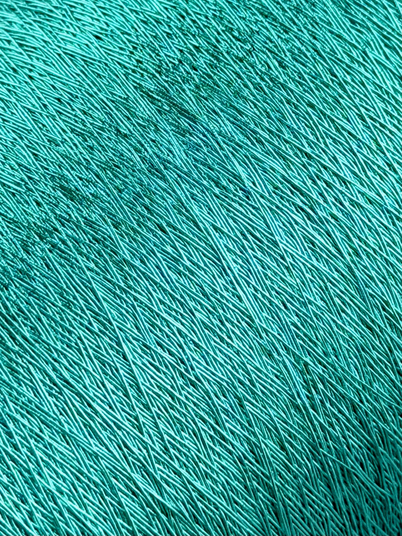 Torcitura di Domaso Zenzero Nm 1700 – Viskosegarn mit Metallfaser col. Türkisgrün 608